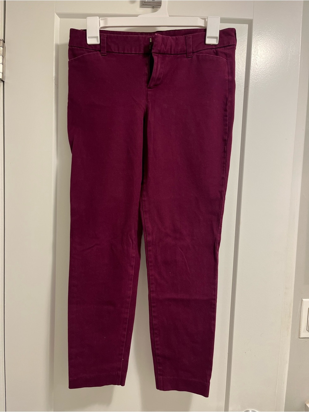 Old Navy Pixie Mid-Rise Jeans in Plum